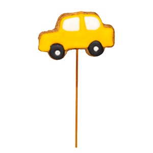 Biscuit personnalisé pour une babyshower - Petite voiture