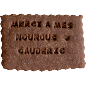 petit beurre personnalisé Merci à mes nounous de garderie