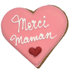 Biscuit glacé personnalisé Merci Maman